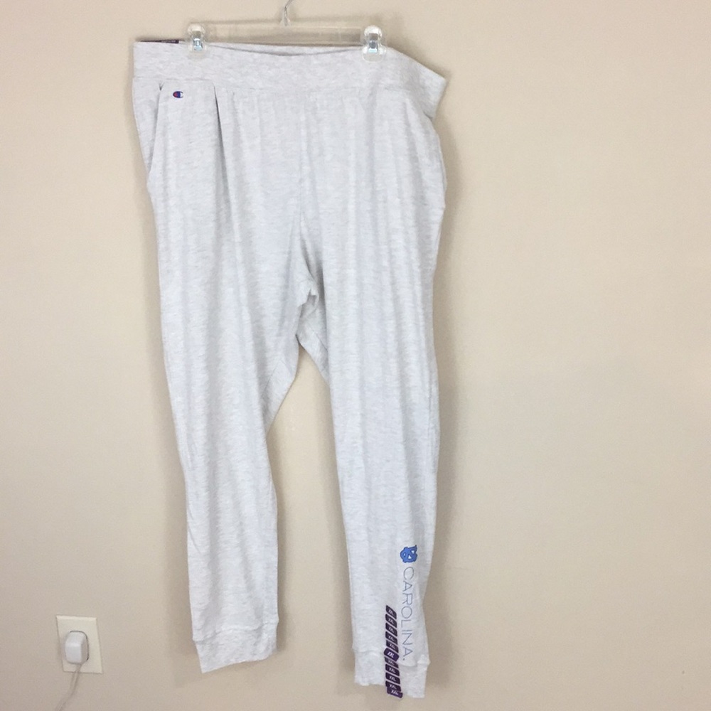 Champion Lightweight Gray North Carolina Chapel Hill Joggers XXL NWT